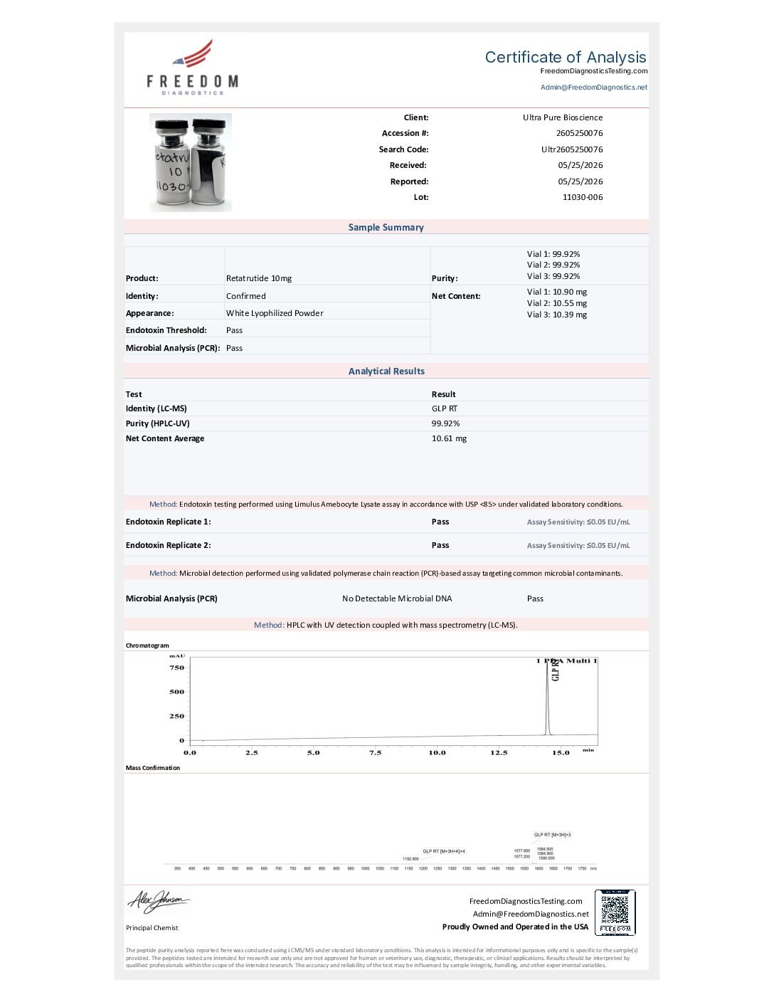 UPB Reta 10 MG (Triple Agonist) - Ultra Pure Bioscience UPB Reta 10 MG (Triple Agonist) - Ultra Pure Bioscience
