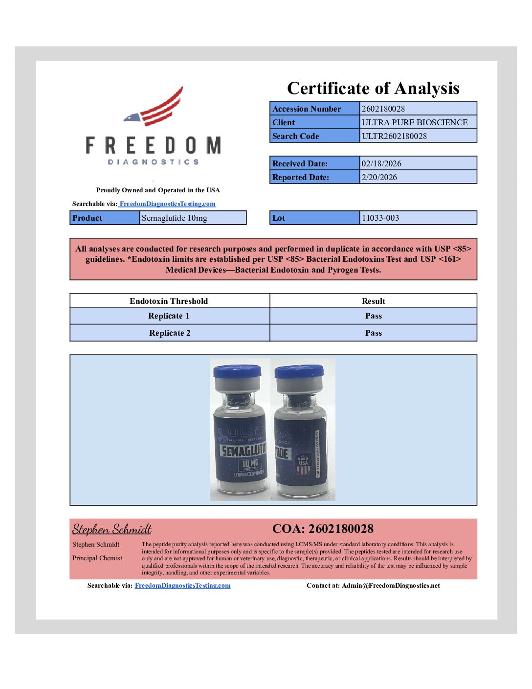 UPB Sema 10MG (Single Agonist) - Image 3