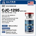 CJC-1295 with DAC peptide vial, CJC-1295 DAC 5mg research peptide by Ultra Pure Bioscience