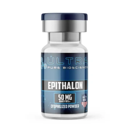 UPB Epithalon 50mg peptide vial, Epithalon Epitalon 50mg by Ultra Pure Bioscience