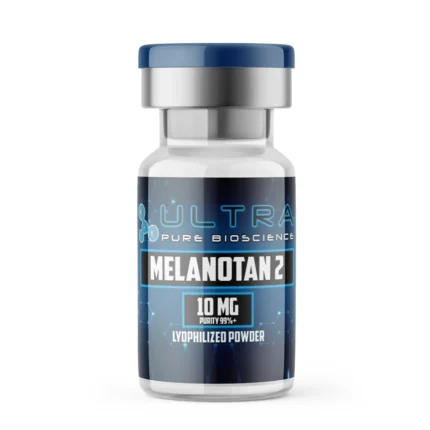 Melanotan 2 10mg peptide vial, Melanotan II MT-2 research peptide by Ultra Pure Bioscience