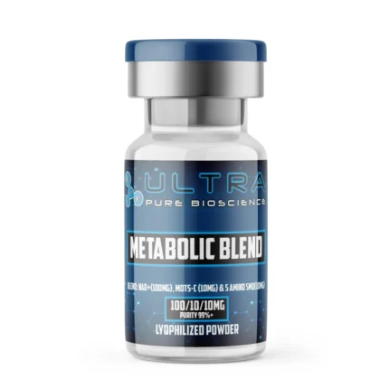 NAD+ MOTS-C 5-Amino-1MQ blend vial by Ultra Pure Bioscience