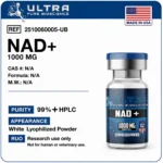 NAD+ research 1000mg vial, NAD+ research grade by Ultra Pure Bioscience