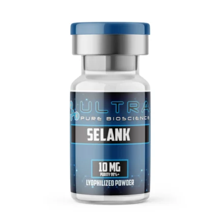 Selank 10mg peptide vial, Selank peptide research lyophilized by Ultra Pure Bioscience