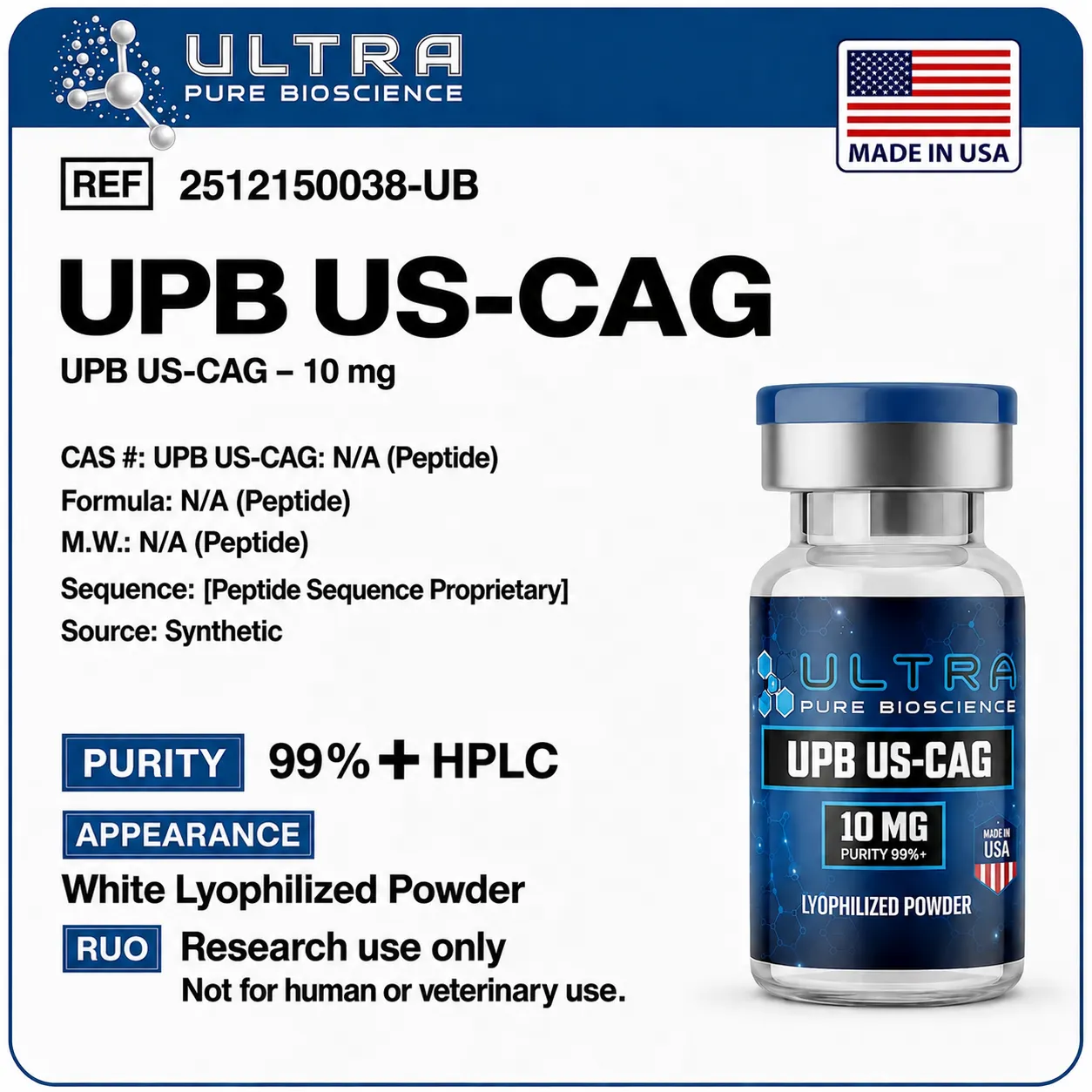 UPB US-CAG (1) UPB US-CAG 10MG - Image 1
