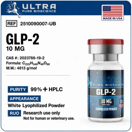 UPB Tirz GLP-2 10MG box of 10, Tirzepatide 10mg double agonist 10-pack by Ultra Pure Bioscience