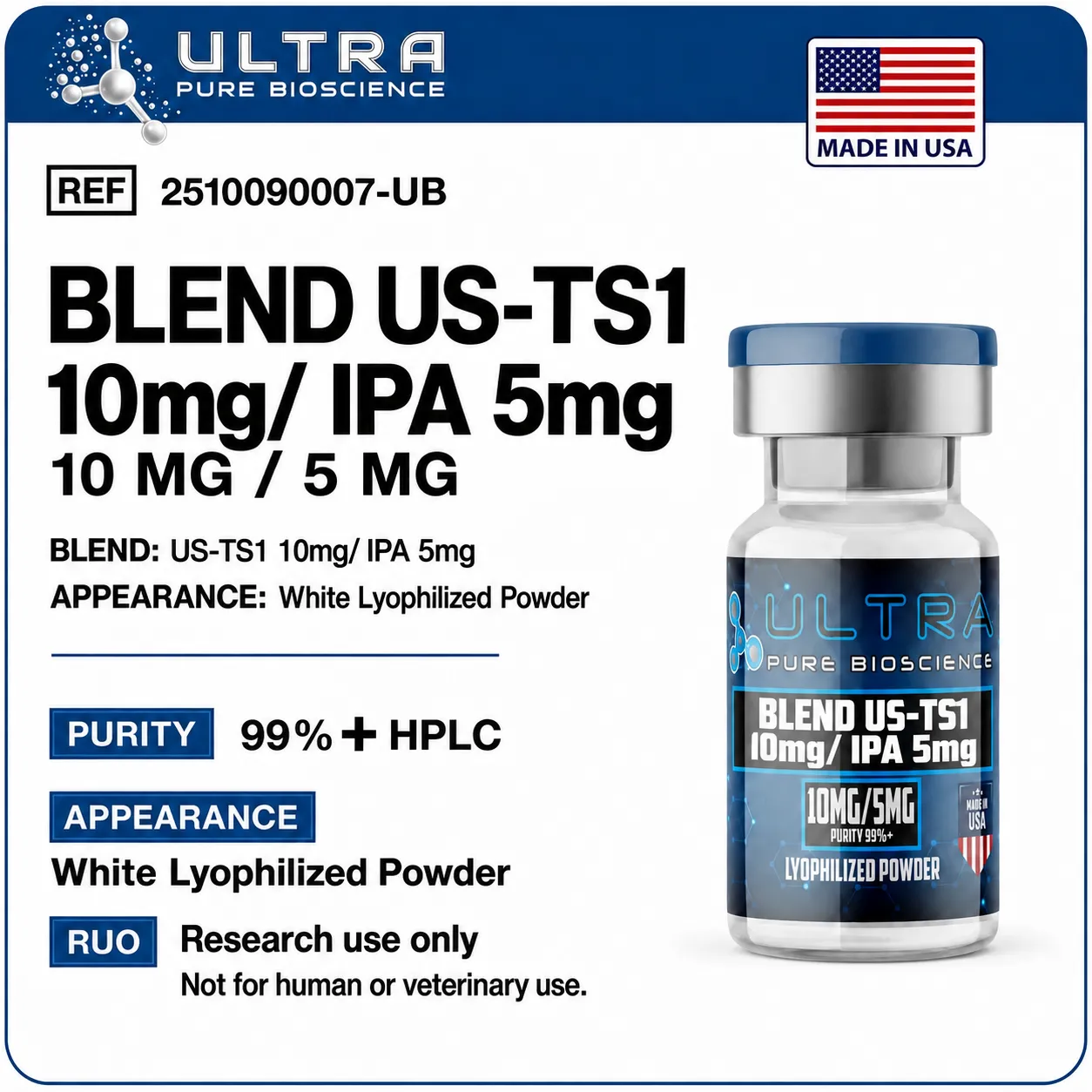 BLEND US-TS1-IPA (1) BLEND US-TS1 10mg/ IPA 5mg - Image 1