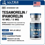 Blend Tesamorelin 10mg Ipamorelin 5mg vial by Ultra Pure Bioscience