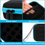 High quality peptide vial zipper case, shockproof EVA research vial travel organizer by Ultra Pure Bioscience